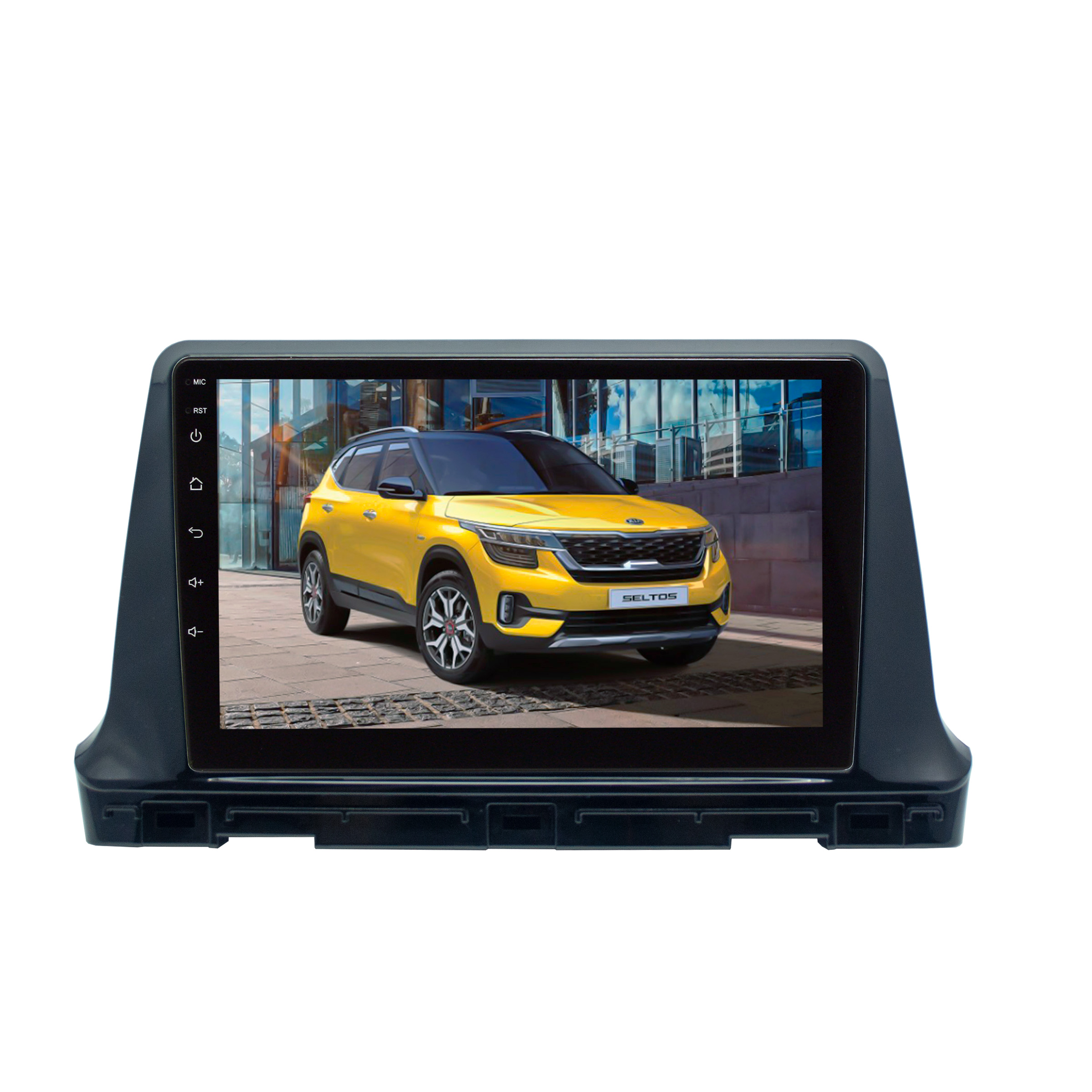 Штатная магнитола 10 дюймов для Kia Seltos с 2019 года LeTrun 4044-4543  MEKEDE Android 10 2+32 Gb 8 ядер Unisoc 9863 DSP